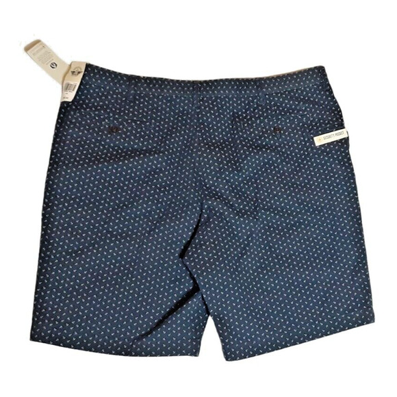 Mens Size 44 Dockers Perfect Shorts Classic Fit Navy Blue 100% Cotton NWT $48.00 - Picture 2 of 5